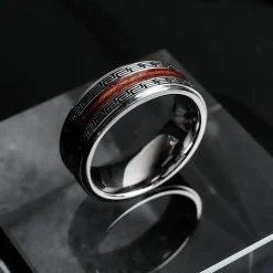 Holzkern Numerary Ring|Heren Ringen|Sieraden