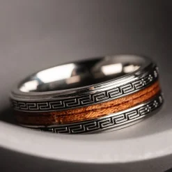Holzkern Numerary Ring|Heren Ringen|Sieraden