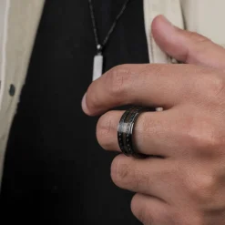 Holzkern Numerary Ring|Heren Ringen|Sieraden