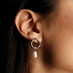 Holzkern Oceanfoam Oorbellen|DAMES Oorbellen|Sieraden