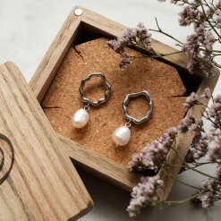 Holzkern Oceanfoam Oorbellen|DAMES Oorbellen|Sieraden