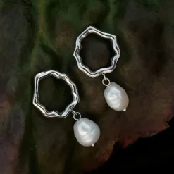 Holzkern Oceanfoam Oorbellen|DAMES Oorbellen|Sieraden