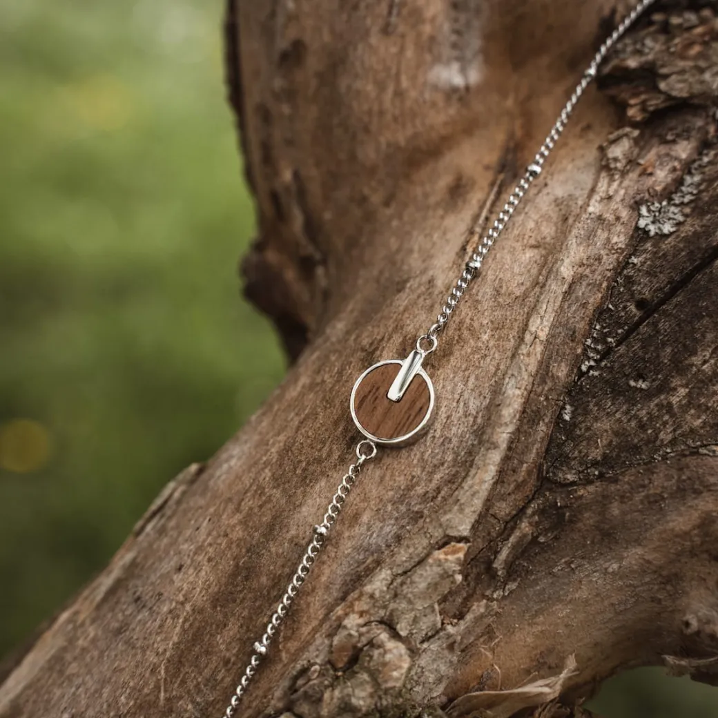 Holzkern Opacity Armband|DAMES Armbanden|Sieraden
