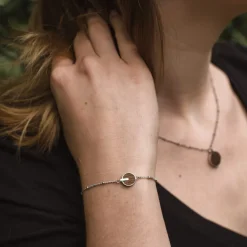 Holzkern Opacity Armband|DAMES Armbanden|Sieraden