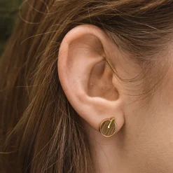 Holzkern Opacity Oorbellen|DAMES Oorbellen|Sieraden