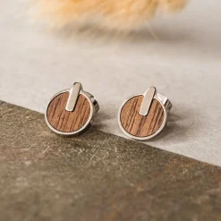 Holzkern Opacity Oorbellen|DAMES Oorbellen|Sieraden