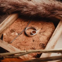 Holzkern Pigment Ketting|DAMES Kettingen