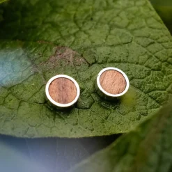 Holzkern Pigment Oorbellen|DAMES Oorbellen|Sieraden