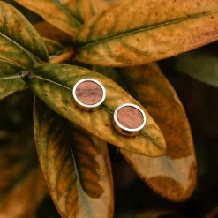 Holzkern Pigment Oorbellen|DAMES Oorbellen|Sieraden