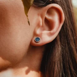 Holzkern Pigment Oorbellen|DAMES Oorbellen|Sieraden