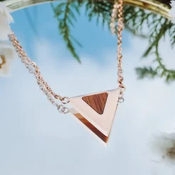 Holzkern Scale Ketting|DAMES Kettingen|Sieraden