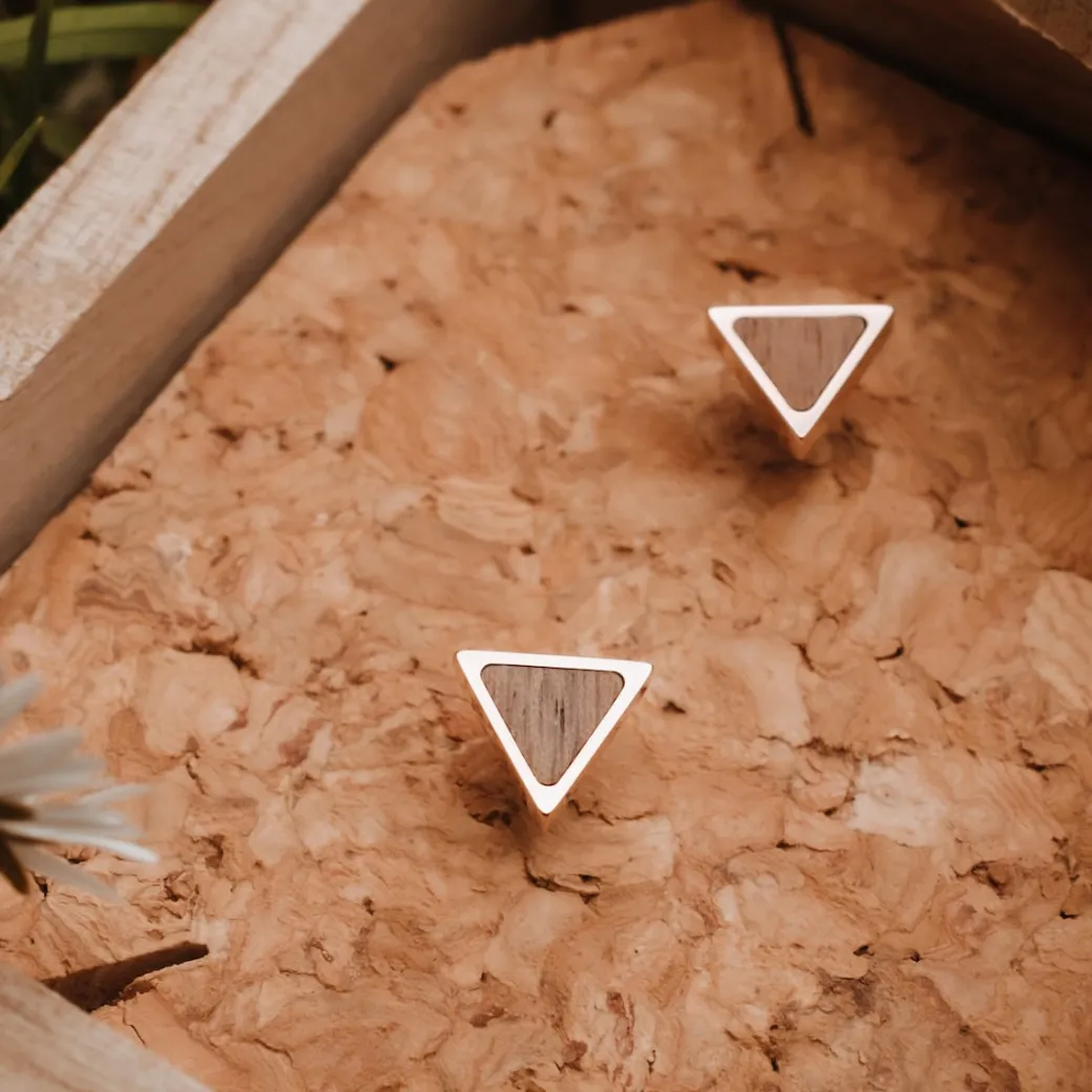 Holzkern Scale Oorbellen|DAMES Oorbellen|Sieraden