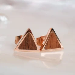 Holzkern Scale Oorbellen|DAMES Oorbellen|Sieraden