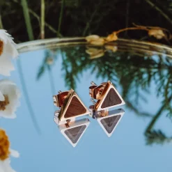 Holzkern Scale Oorbellen|DAMES Oorbellen|Sieraden