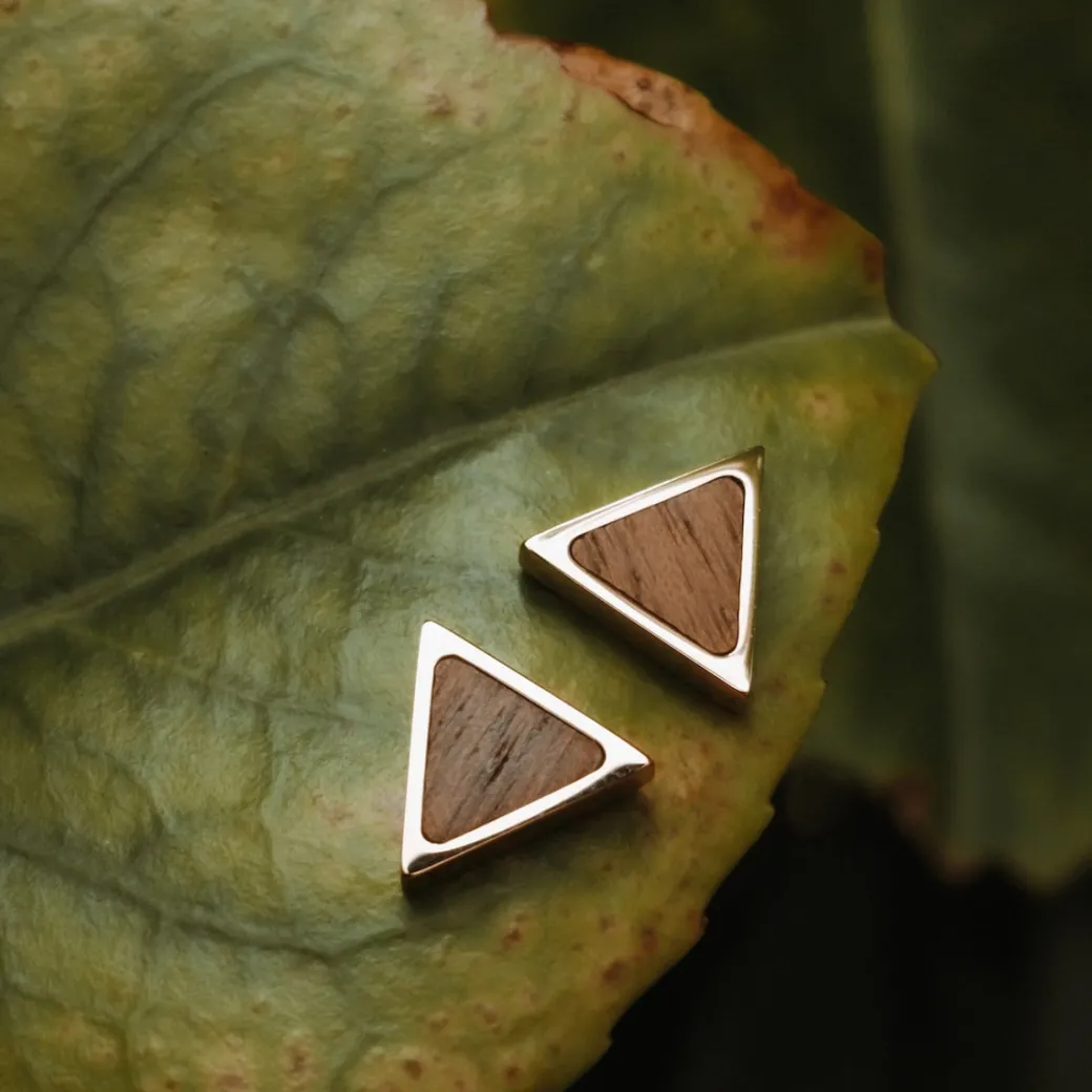 Holzkern Scale Oorbellen|DAMES Oorbellen|Sieraden