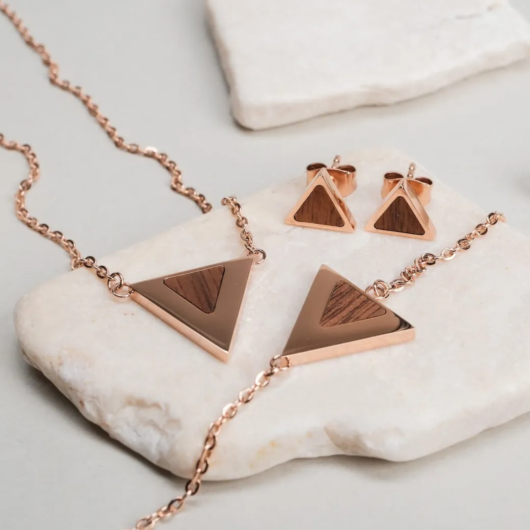 Holzkern Scale Oorbellen|DAMES Oorbellen|Sieraden