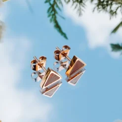 Holzkern Scale Oorbellen|DAMES Oorbellen|Sieraden