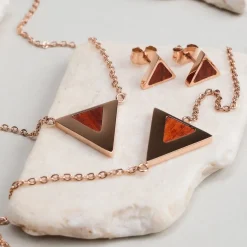 Holzkern Scale Oorbellen|DAMES Oorbellen|Sieraden
