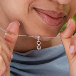 Holzkern Silverstream Ketting|DAMES Kettingen|Sieraden