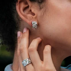Holzkern Silverstream Oorbellen|DAMES Oorbellen|Sieraden