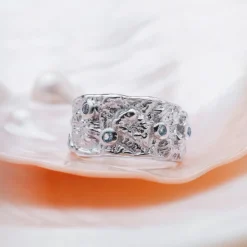 Holzkern Silverstream Ring|DAMES Ringen|Sieraden