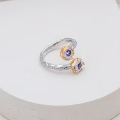 Holzkern Silverstream Ring|DAMES Ringen|Sieraden