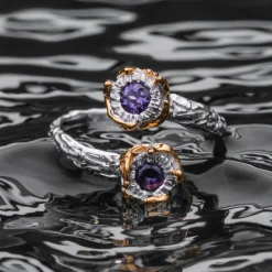 Holzkern Silverstream Ring|DAMES Ringen|Sieraden