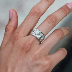 Holzkern Silverstream Ring|DAMES Ringen|Sieraden