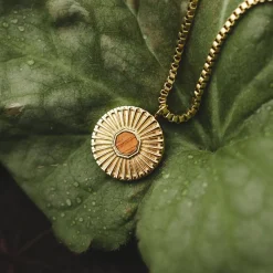 Holzkern Stencil Ketting|DAMES Kettingen|Sieraden