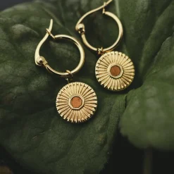 Holzkern Stencil Oorbellen|DAMES Oorbellen|Sieraden