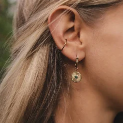 Holzkern Stencil Oorbellen|DAMES Oorbellen|Sieraden