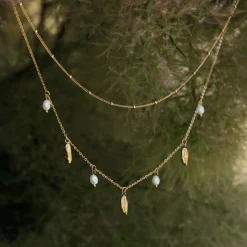 Holzkern SUMMERSWEET DUBBELE KETTING|DAMES Kettingen|Sieraden