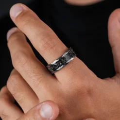 Holzkern Sumo Ring|Heren Ringen|Sieraden