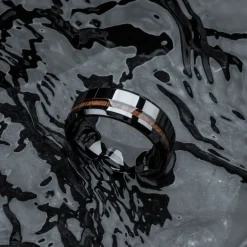 Holzkern Sumo Ring|Heren Ringen|Sieraden