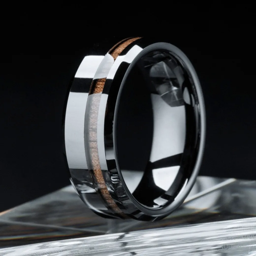 Holzkern Sumo Ring|Heren Ringen|Sieraden
