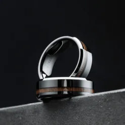 Holzkern Sumo Ring|Heren Ringen|Sieraden