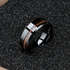 Holzkern Sumo Ring|Heren Ringen|Sieraden