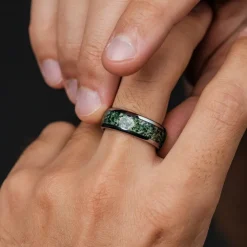 Holzkern Sumo Ring|Heren Ringen|Sieraden