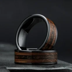 Holzkern Sumo Ring|Heren Ringen|Sieraden