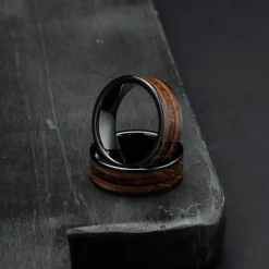 Holzkern Sumo Ring|Heren Ringen|Sieraden