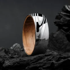 Holzkern Sumo Ring|Heren Ringen|Sieraden