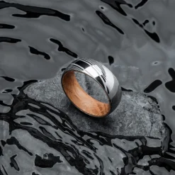 Holzkern Sumo Ring|Heren Ringen|Sieraden
