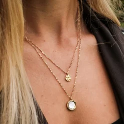 Holzkern Zendala Halskette|DAMES Kettingen|Sieraden