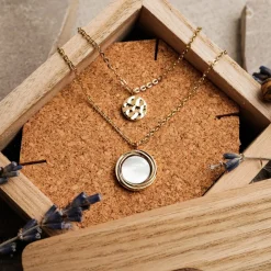 Holzkern Zendala Halskette|DAMES Kettingen|Sieraden