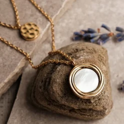 Holzkern Zendala Halskette|DAMES Kettingen|Sieraden