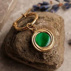 Holzkern Zendala Oorbellen|DAMES Oorbellen|Sieraden