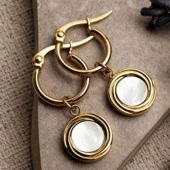 Holzkern Zendala Oorbellen|DAMES Oorbellen|Sieraden