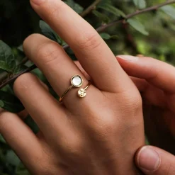 Holzkern Zendala Ring|DAMES Ringen|Sieraden