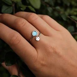 Holzkern Zendala Ring|DAMES Ringen|Sieraden