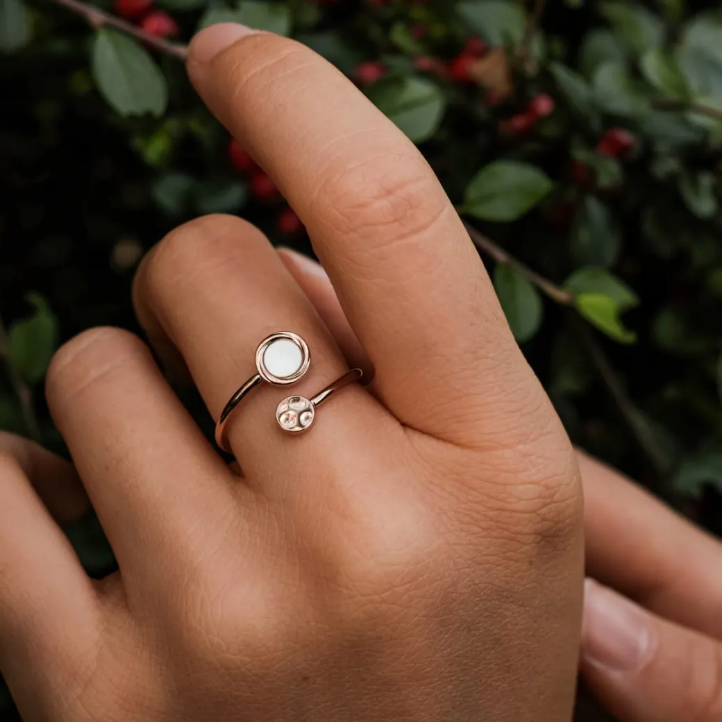 Holzkern Zendala Ring|DAMES Ringen|Sieraden